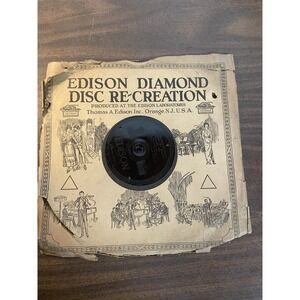 Edison Disc Vinyl Record 80400 Stella Power Original Sleeve Diamond Disc